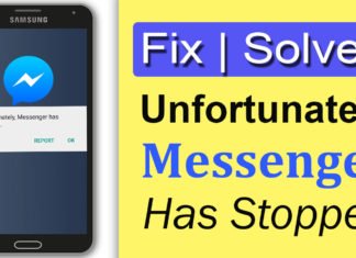 (FIXED) Unfortunately, Messenger Has Stopped.