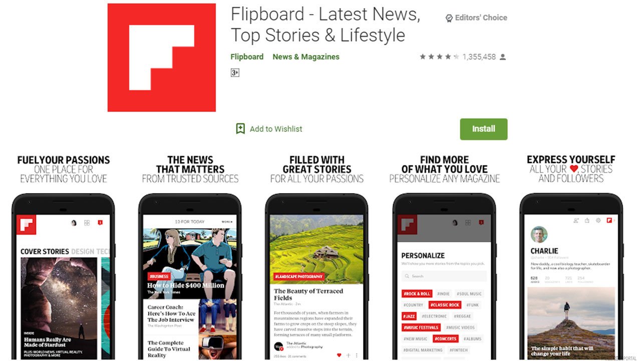 Flipboard News for Any Topic.1