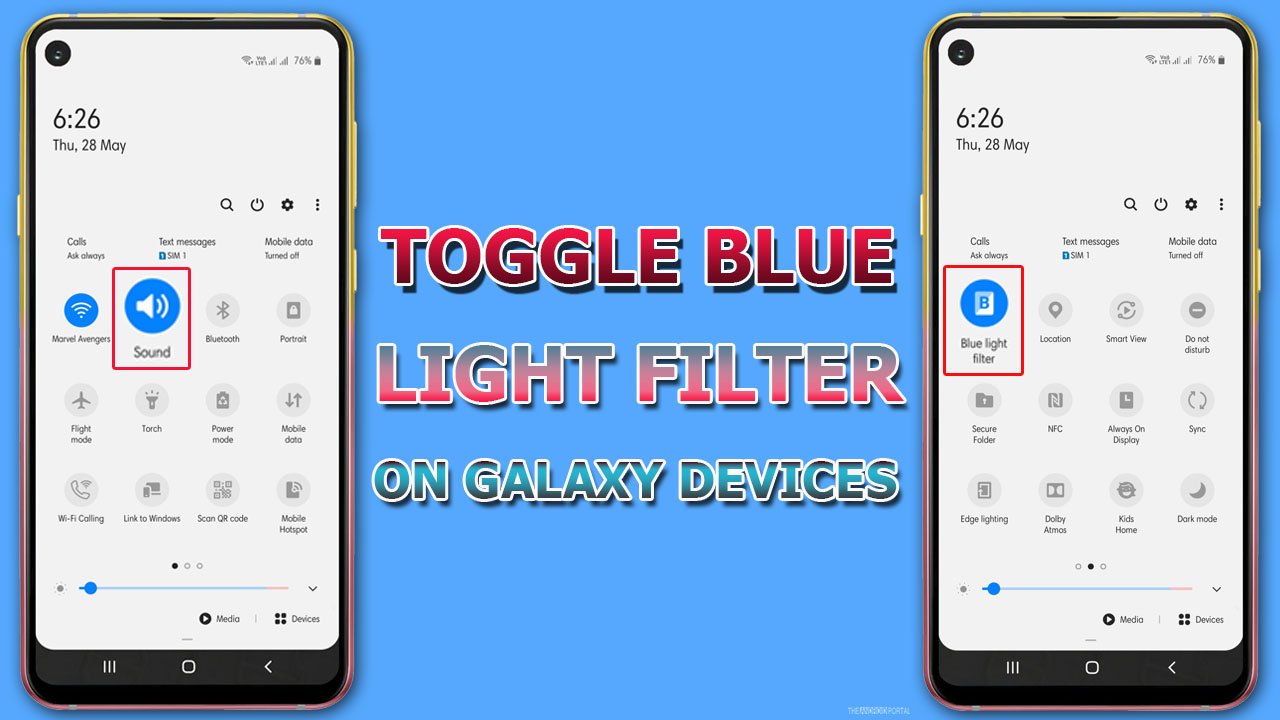 Guide To Toggle Blue Light Filter On Galaxy Devices1