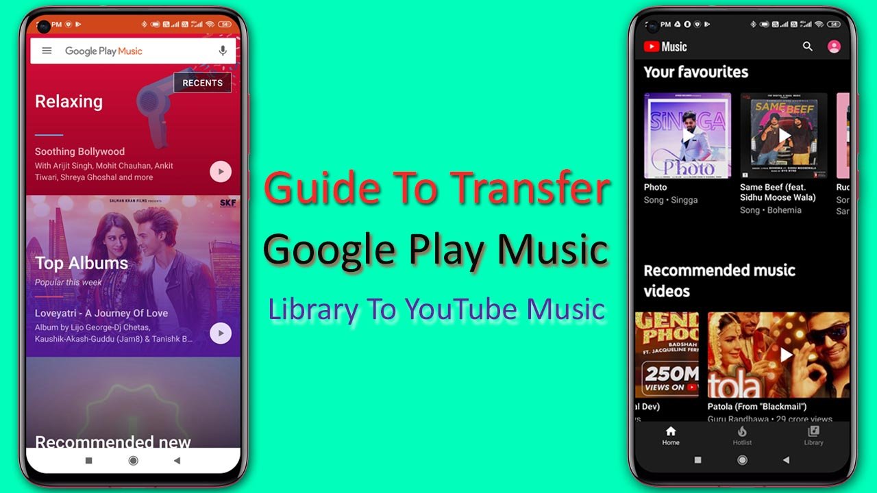 Guide To Transfer Google Play Music Library To YouTube Music