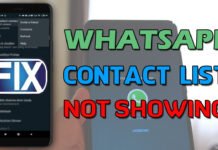 How To Fix Contacts not Showing In Whatsapp Issue01