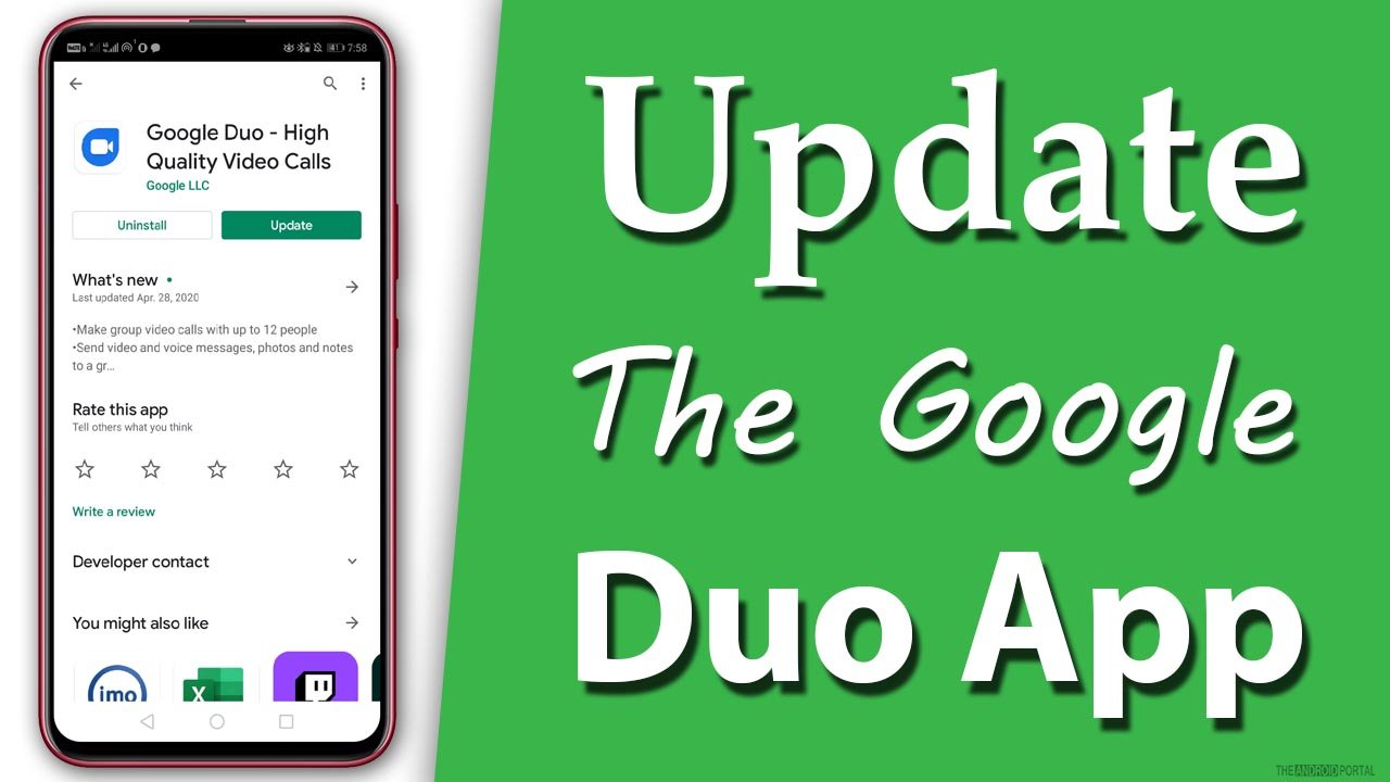 Update the Google Duo App