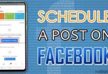 How Schedule a Post On Facebook1