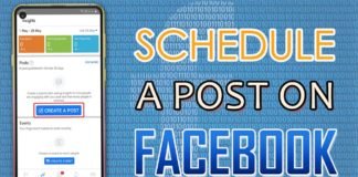 How Schedule a Post On Facebook1