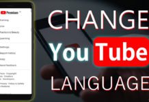 How To Change YouTube Language Settings