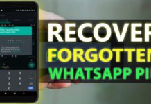 How To Recover Forgotten Whatsapp Pin