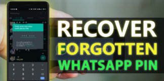 How To Recover Forgotten Whatsapp Pin