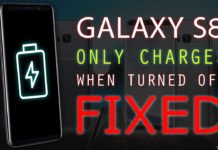 Samsung Galaxy S8 Only Charges When Turned Off - Fixed!