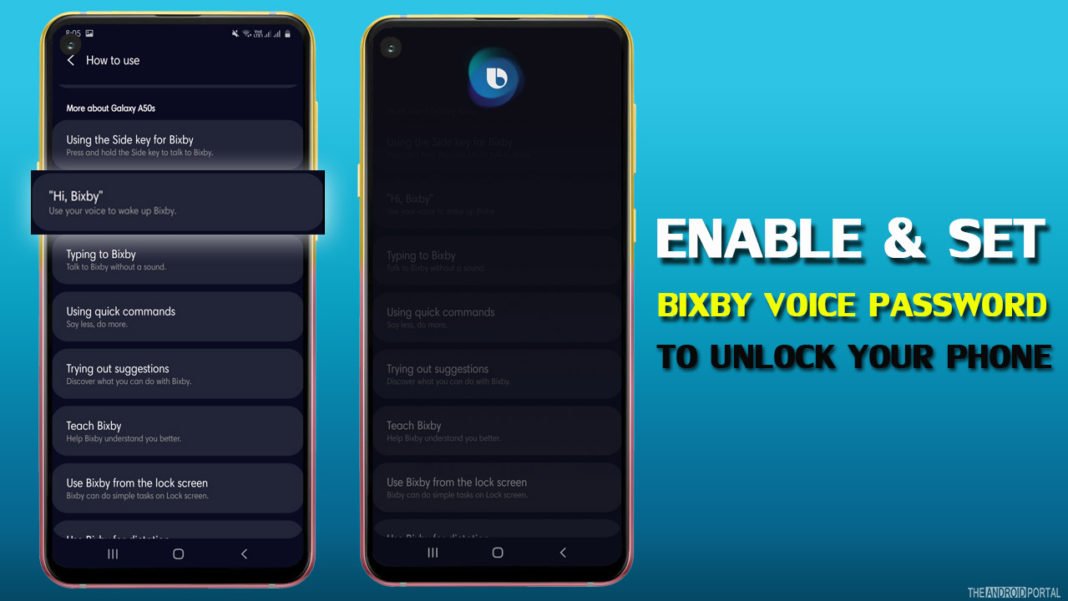 How To Set Bixby Voice Password To Unlock Your Phone?