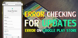 How To Fix “Error Checking For Updates” Error On Google Play Store