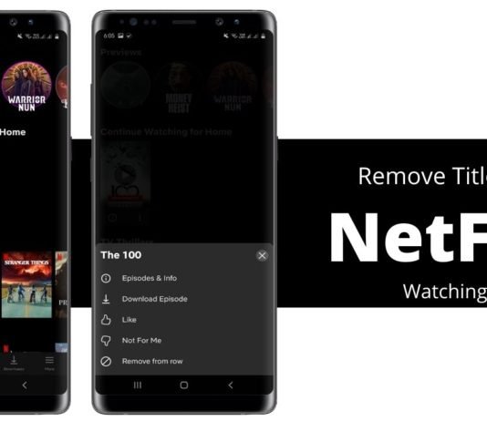 How To Remove Titles From Netflix Continue Watching List