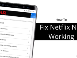 How To Fix Netflix Not Working Issues