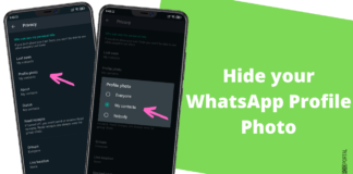 How To Hide your WhatsApp Profile Photo