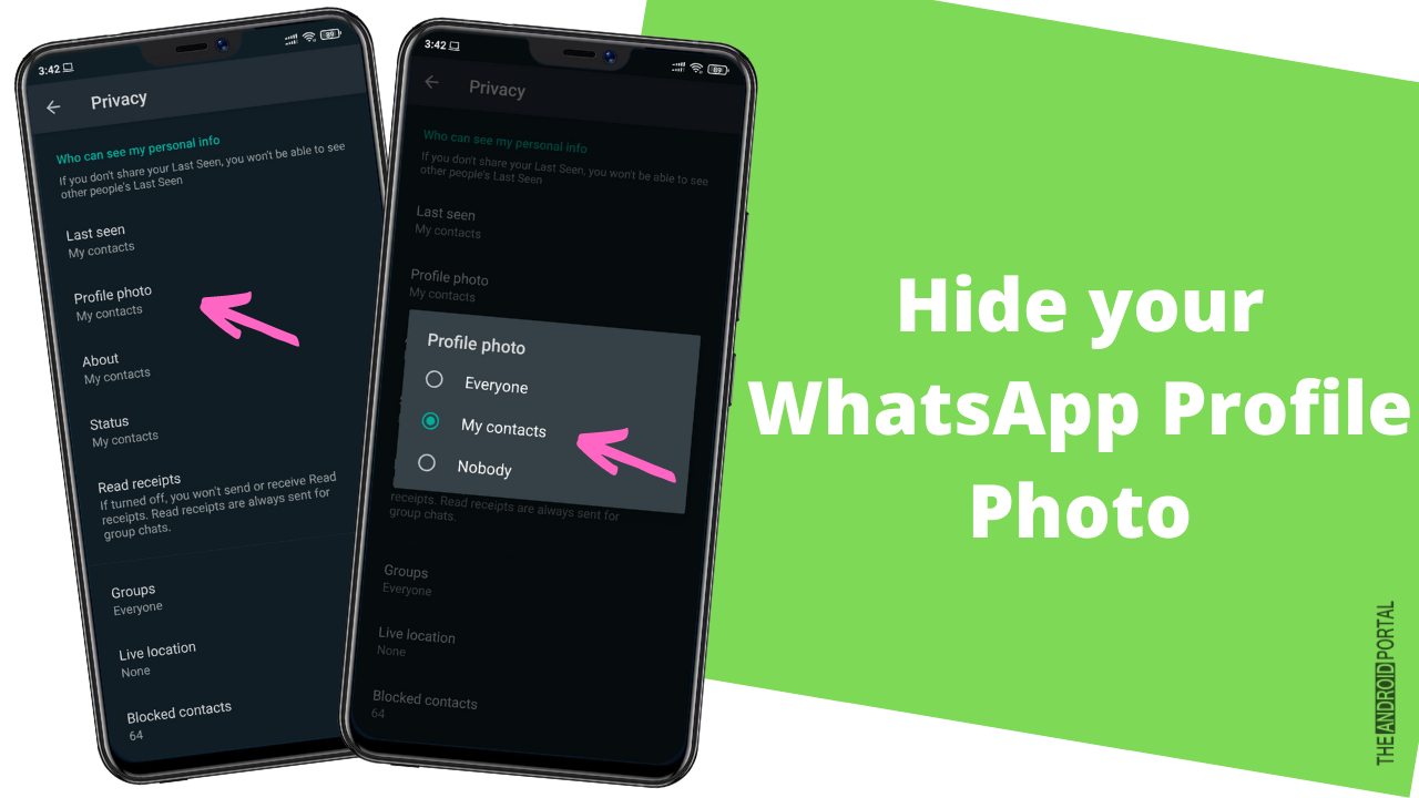 How To Hide your WhatsApp Profile Photo