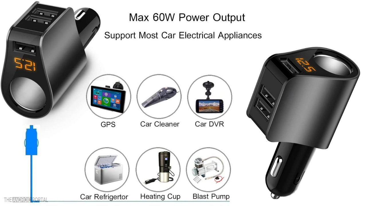 Multi USB Cigarette Lighter Adapter