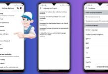 Step by step guide to change Facebook language on FB Android App