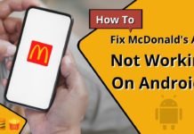 How To Fix McDonald's App Not Working On Android