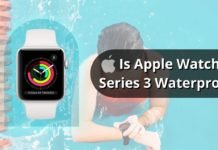 Is Apple Watch Series 3 Waterproof