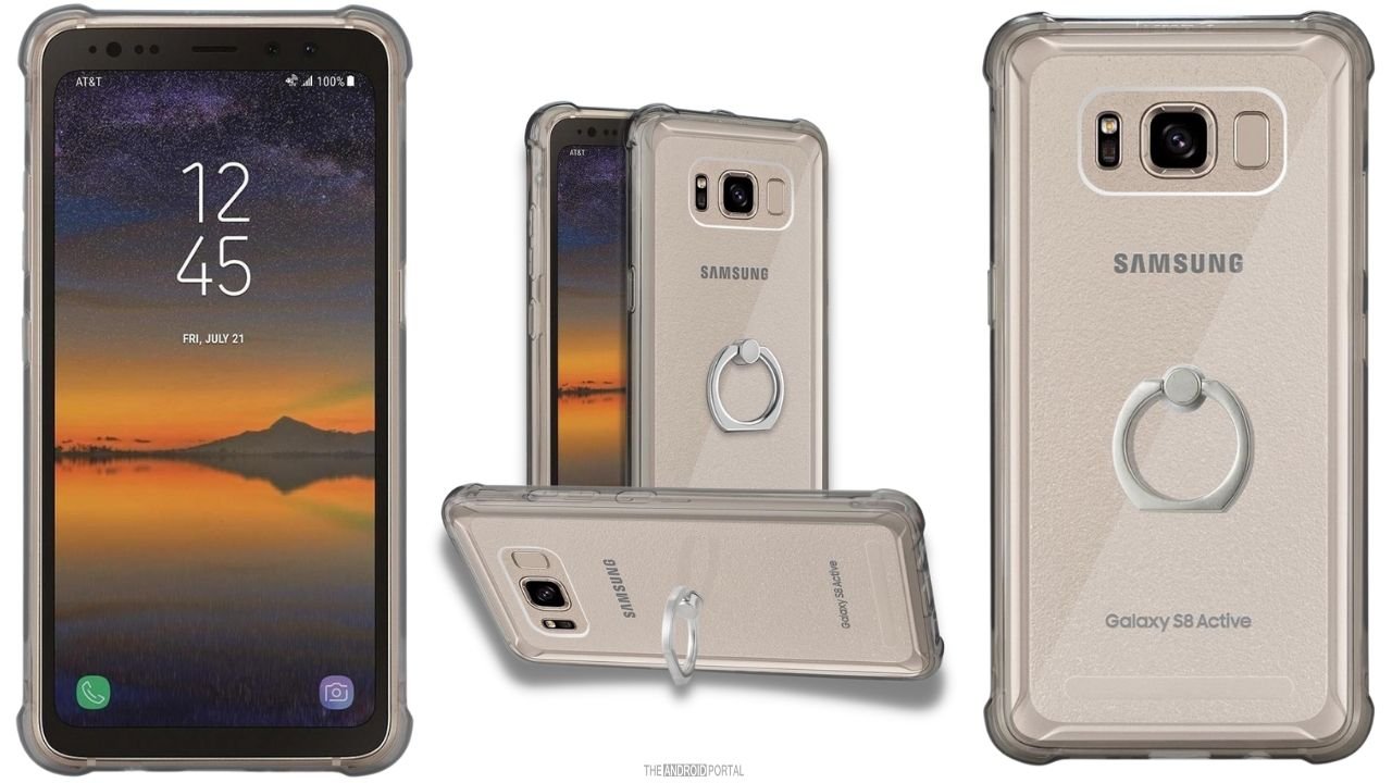 Samsung Galaxy S8 Active Transparent Air Cushion Protector Bumper Case