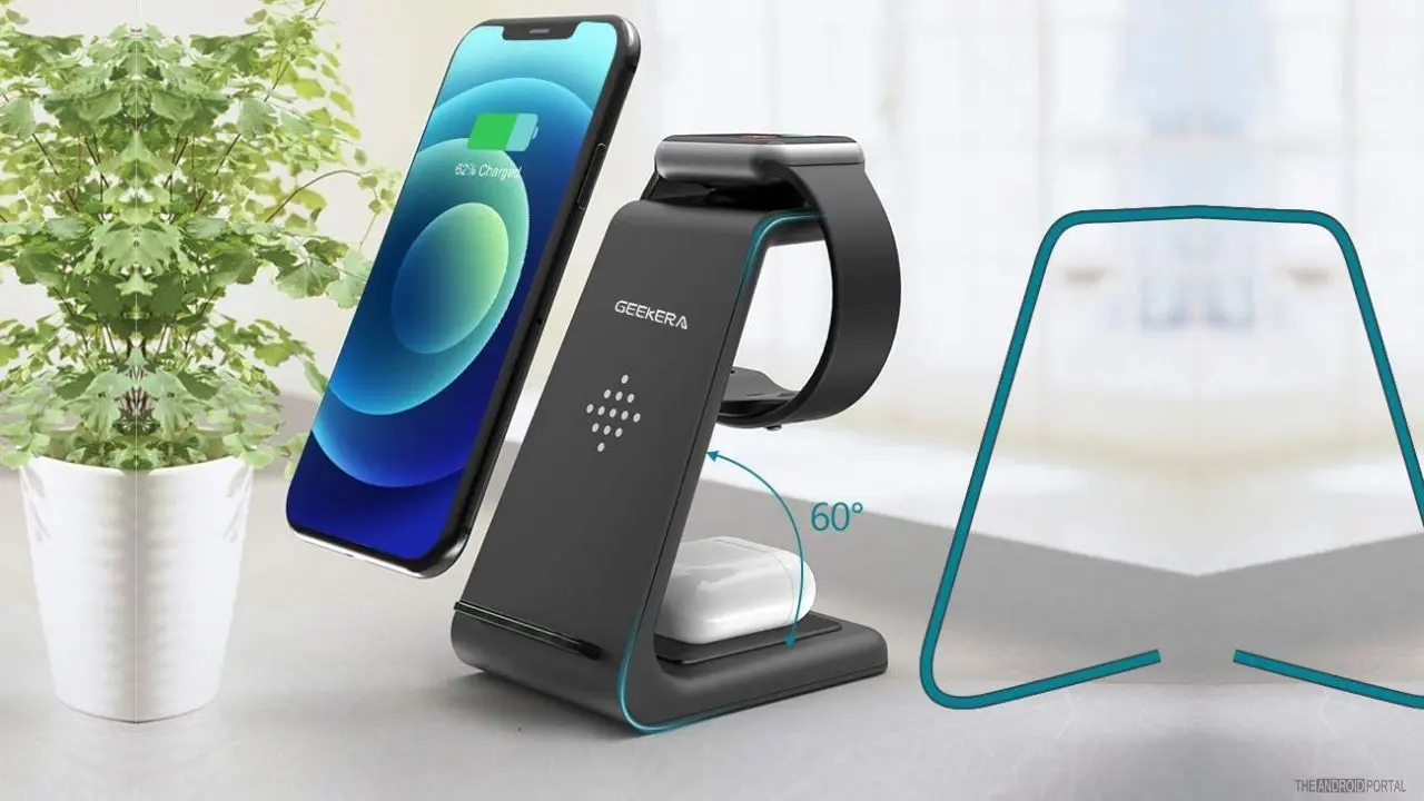 GEEKERA 3 in 1 Wireless Charger (User-Friendly U-shape Design) (1)