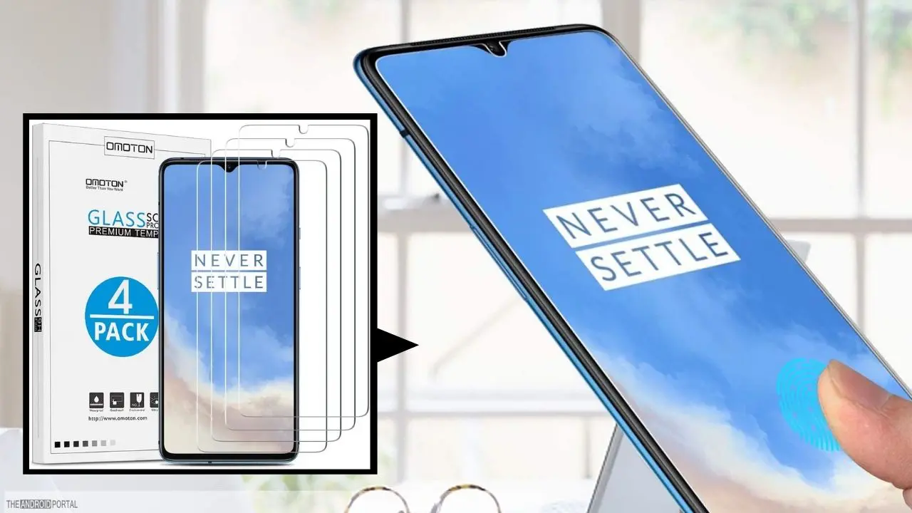 OMOTON OnePlus 7T Screen Protector (Best Tempered Glass Screen Protector) (1)