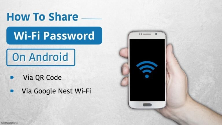 How To Share Wi-Fi Password On Android
