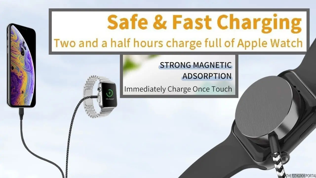 WATOE 2 in 1 Wireless Charging Cable