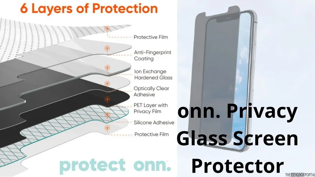 onn. Privacy Glass Screen Protector
