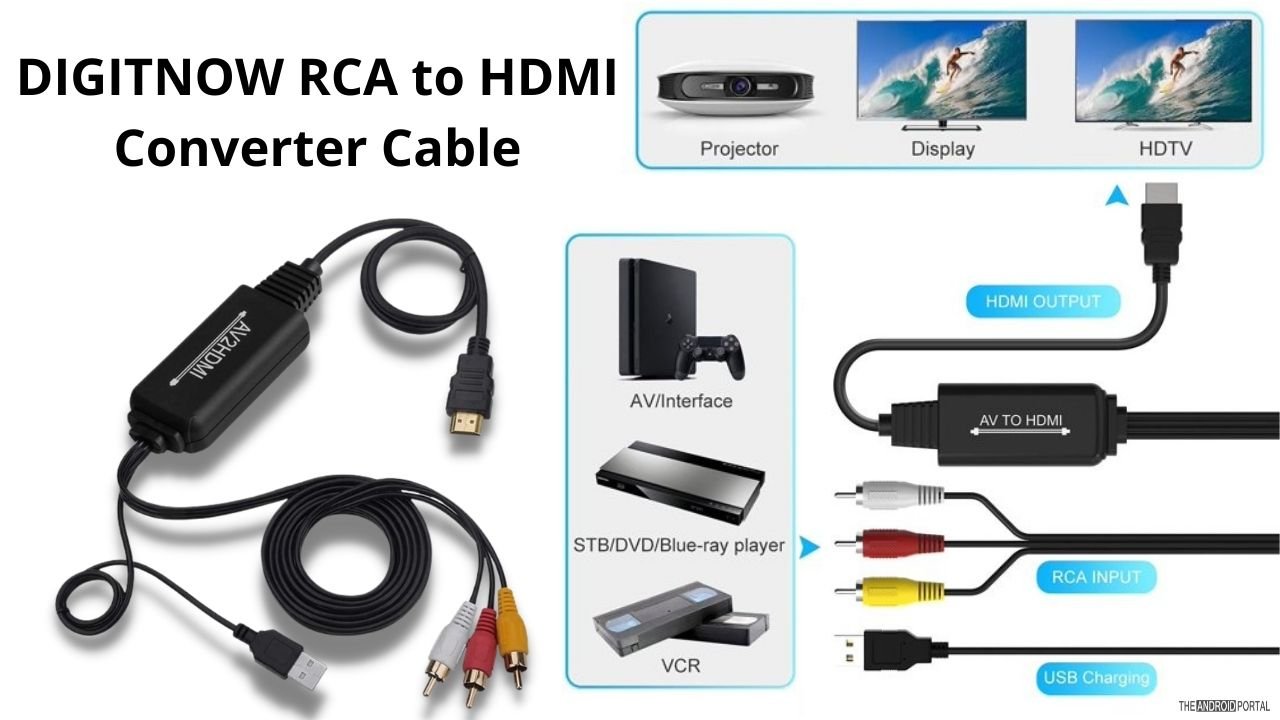 DIGITNOW RCA to HDMI Converter Cable