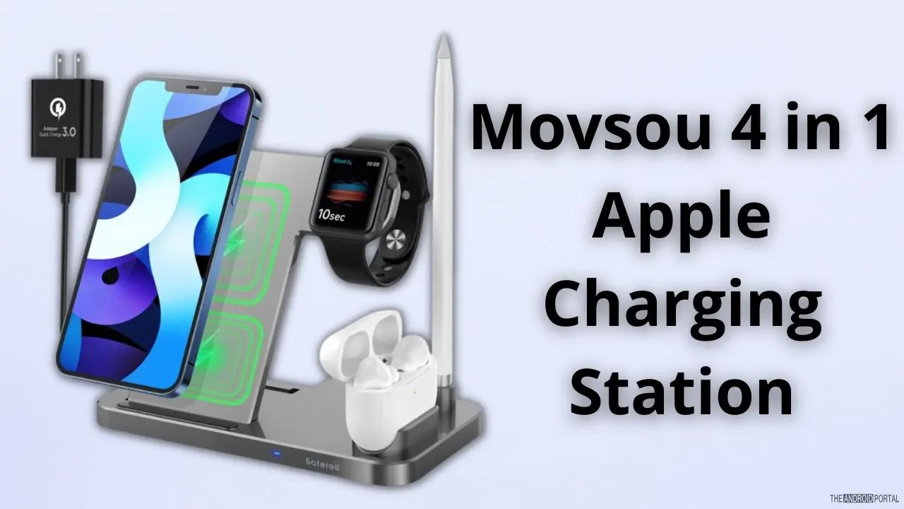 Movsou 4 in 1 Apple Charging Station