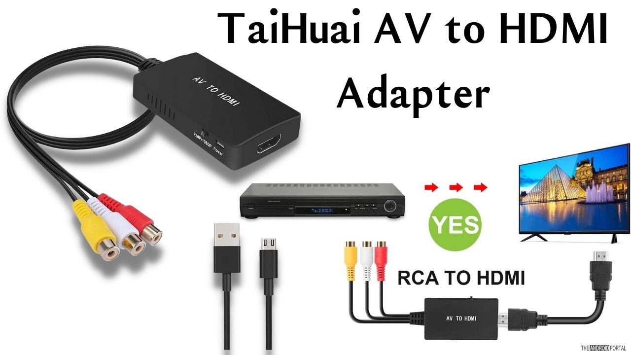 TaiHuai AV to HDMI Adapter