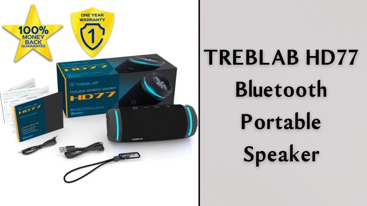 TREBLAB HD77 Bluetooth Portable Speaker