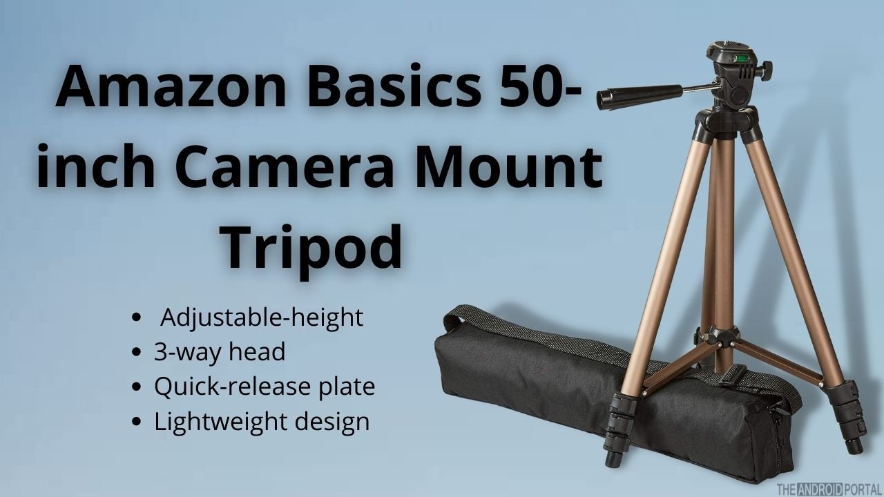 Amazon Basics 50-inch Camera Mount Tripod 