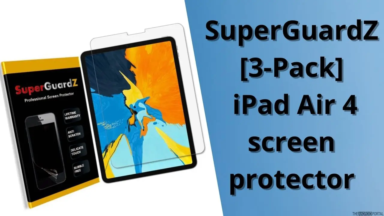 SuperGuardZ [3-Pack] iPad Air 4 screen protector