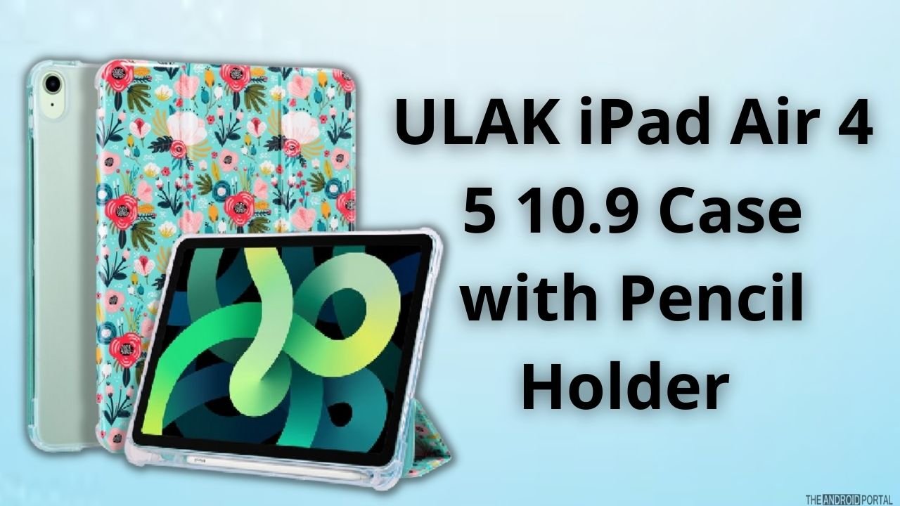 ULAK iPad Air 4 5 10.9 Case with Pencil Holder 