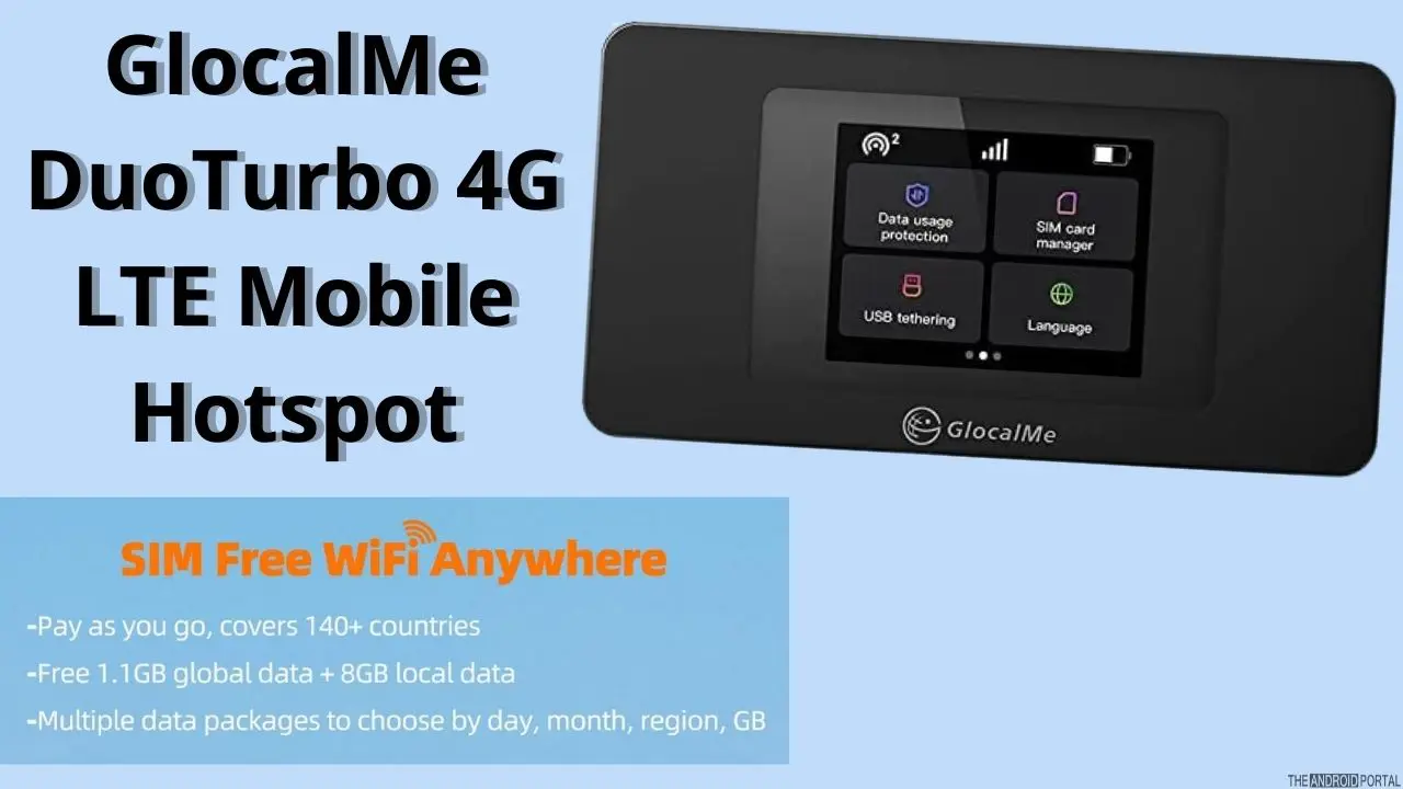 GlocalMe DuoTurbo 4G LTE Mobile Hotspot