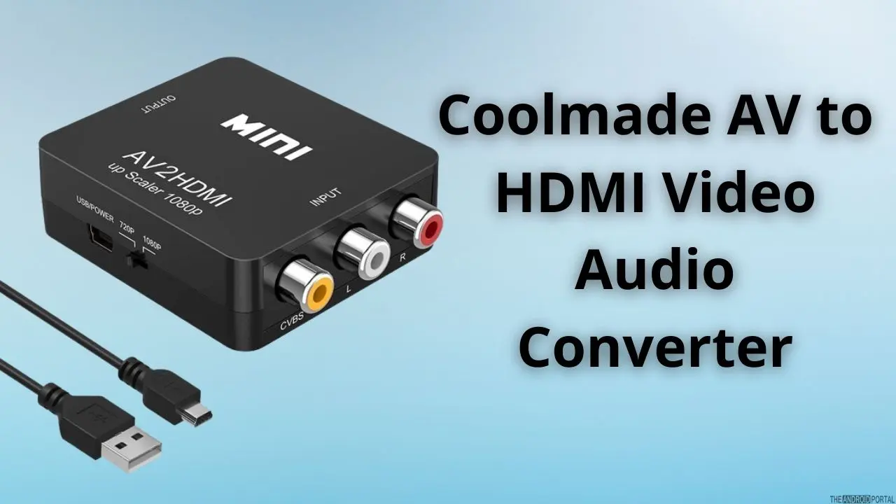 Coolmade AV to HDMI Video Audio Converter