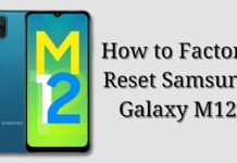 How to Factory Reset Samsung Galaxy M12