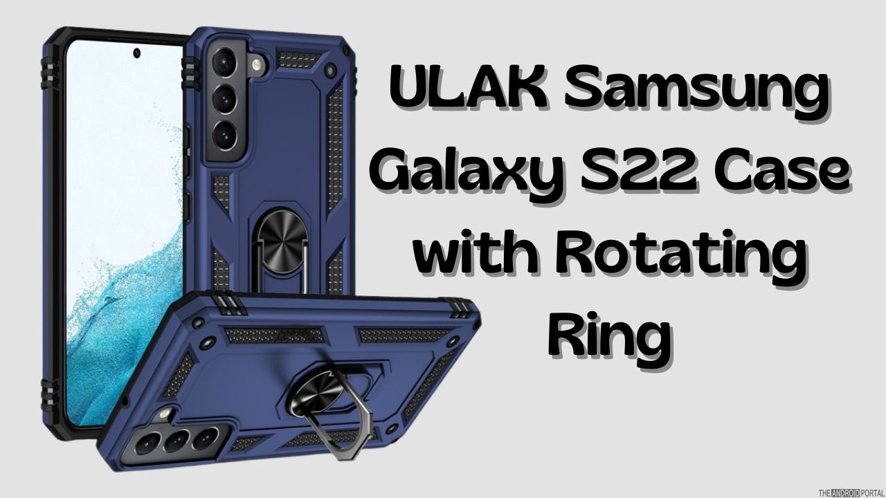 ULAK Samsung Galaxy S22 Case with Rotating Ring