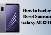 How to Factory Reset Samsung Galaxy A8 (2018)