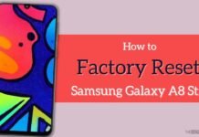 How to Factory Reset Samsung Galaxy M21s