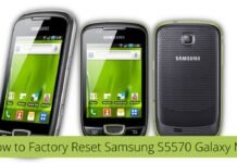 How to Factory Reset Samsung Galaxy Mini