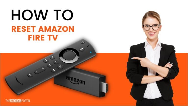 How To Reset Amazon Fire TV