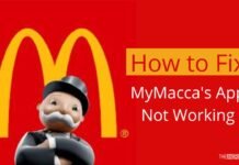 How to Fix MyMacca's App Not Working