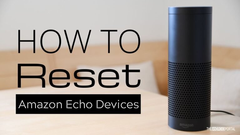 How to Reset an Amazon Echo Devices