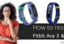 How to reset Fitbit Ace 3 and 2