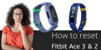 How to reset Fitbit Ace 3 and 2