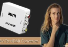 Why AV to HDMI converter not working