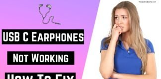 USB C Earphones Not Working - How To Fix
