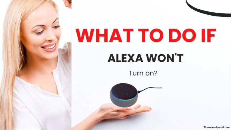 What to Do if Alexa Won't Turn on